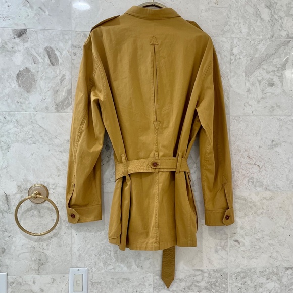 BERETTA {US 44} Safari Jacket Serengeti Cotton Caramel /Khaki Belt - Picture 7 of 9